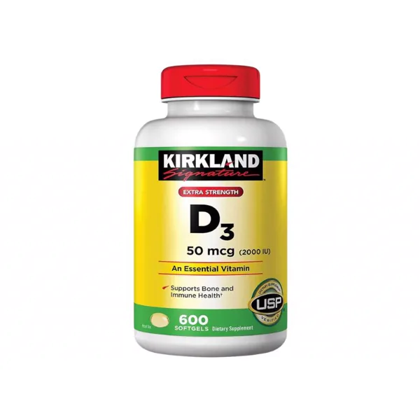 Kirkland Vitamin D3 50mcg (2000 IU)