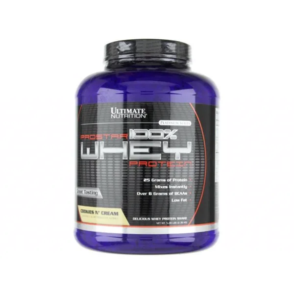 Ultimate Nutrition Prostar 100% Whey - Cookies & Cream 5lb