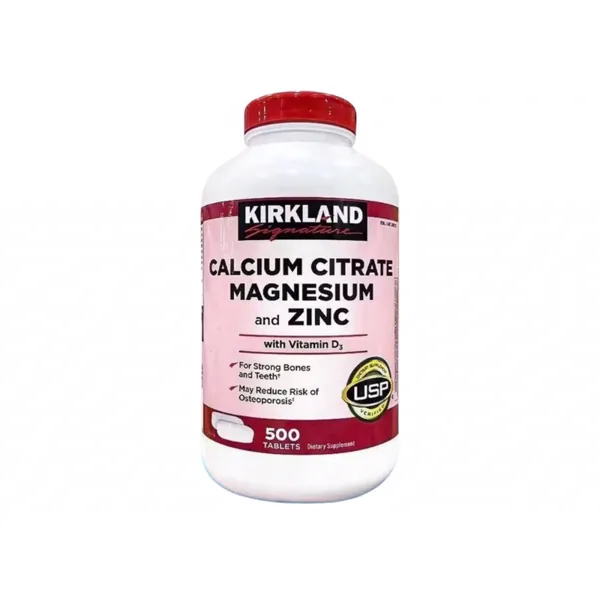 Kirkland Calcium Citrate, Magnesium & Zinc