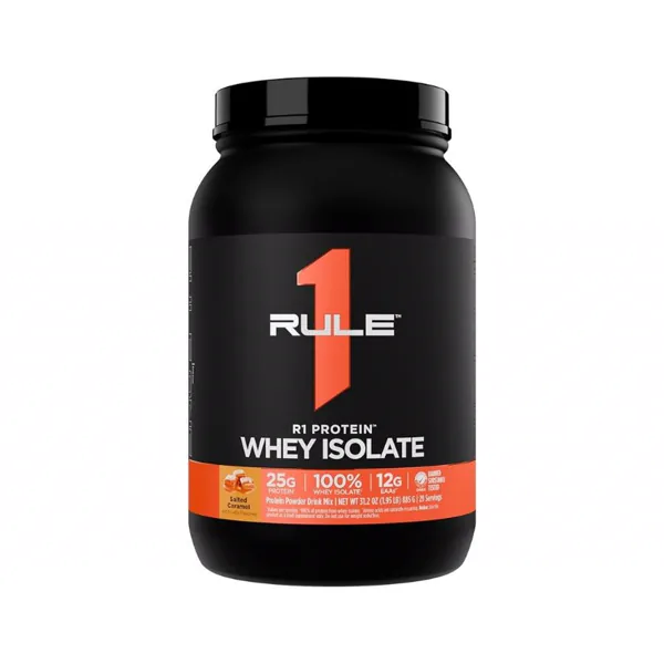 Rule 1 R1 Protein Whey Isolate - Salted Caramel 2lb