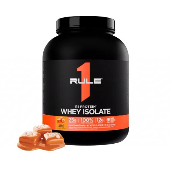 Rule 1 R1 Protein Whey Isolate - Salted Caramel 5lb