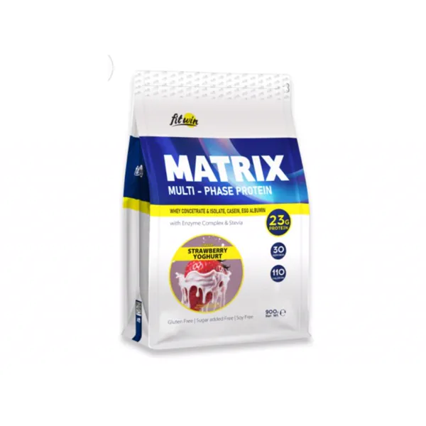 Fit Win Matrix Multi-Phase Protein - Strawberry 900g