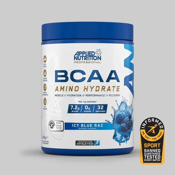 Applied Nutrition BCAA Amino-Hydrate - Icy Blue Raz 450g