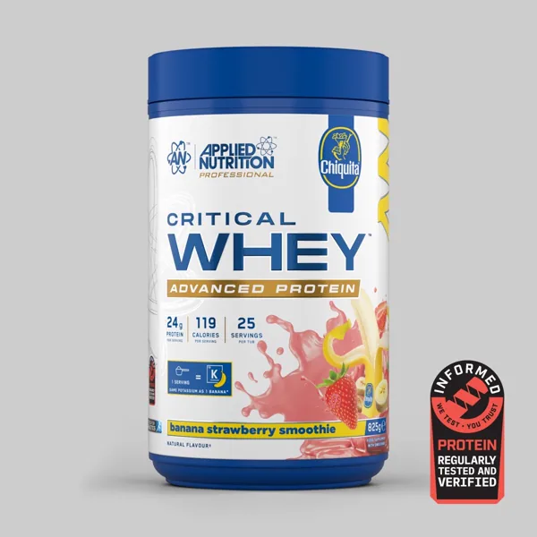 Applied Nutrition Critical Whey - Banana Strawberry 825g