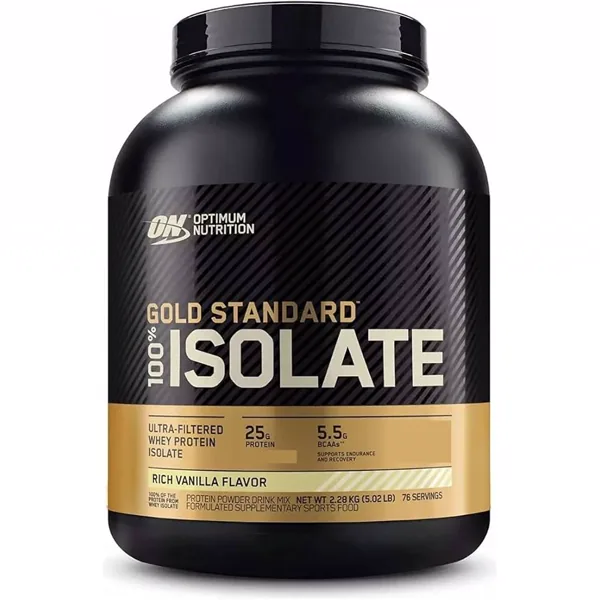 Optimum Nutrition Gold Standard 100% Isolate - Vanilla 5lb
