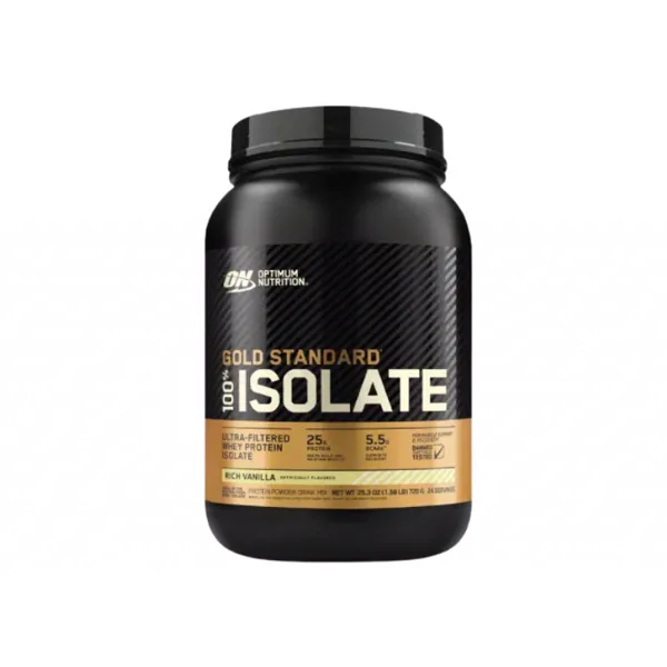 Optimum Nutrition Gold Standard 100% Isolate - Vanilla 1.6lb