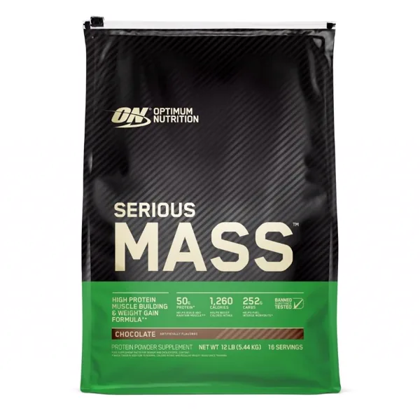 Optimum Nutrition Serious Mass - Chocolate 12lb