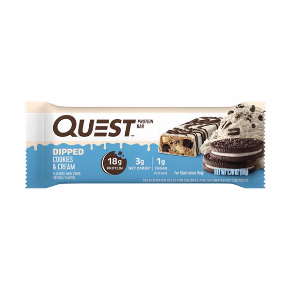 Quest Dipped Bar - Cookies & Cream