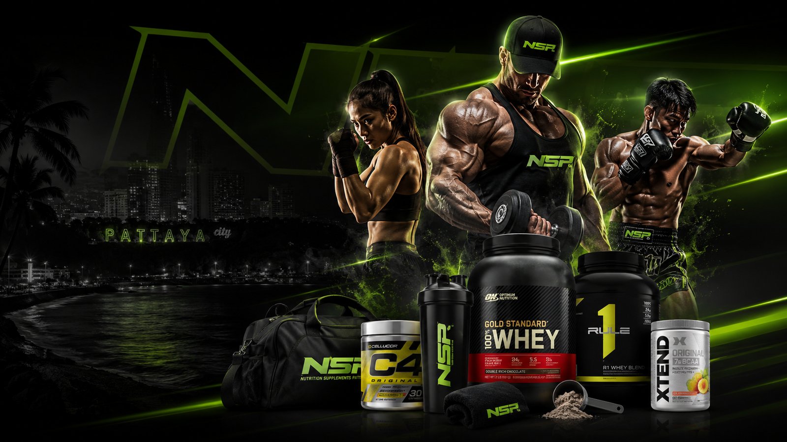Genuine sports supplements at Nutrition Supplements Pattaya